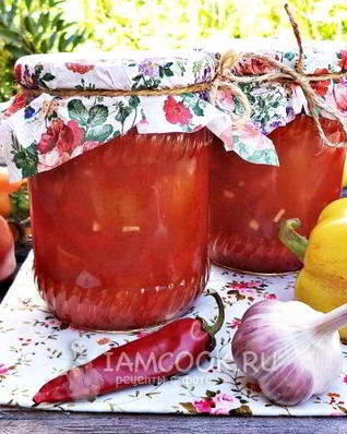 Классическое лечо с томатной пастой