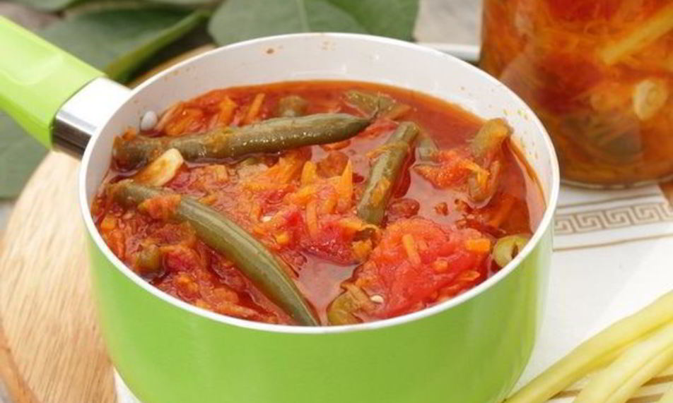 Рецепт лечо фасолинка