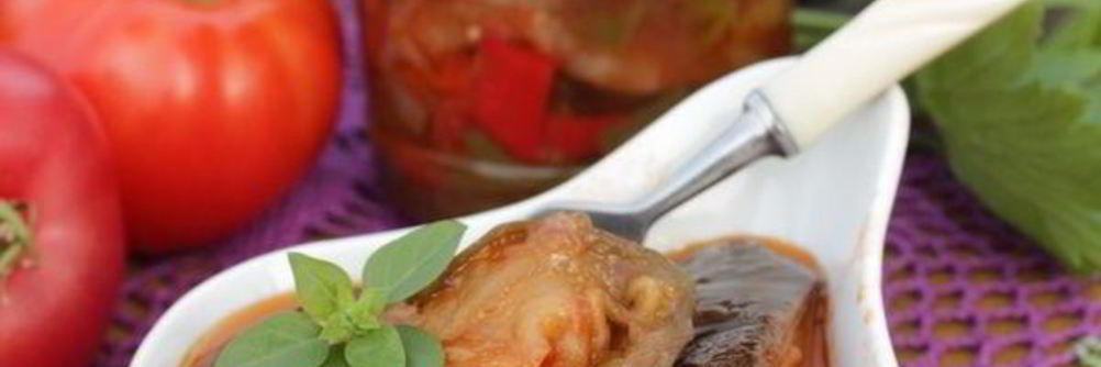 Лечо из баклажанов