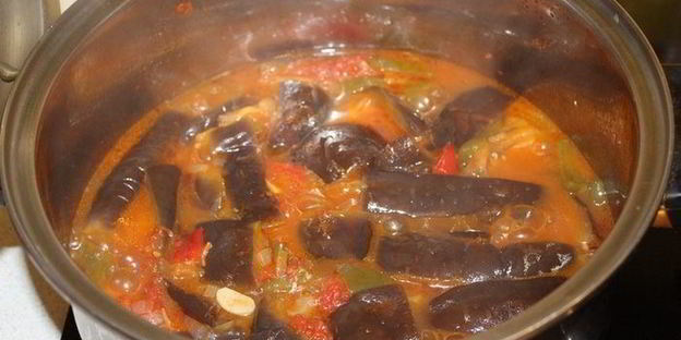 лечо из баклажанов