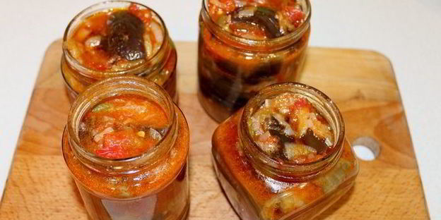 лечо из баклажанов