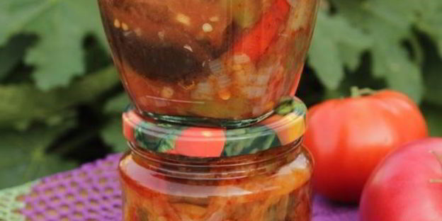 лечо из баклажанов