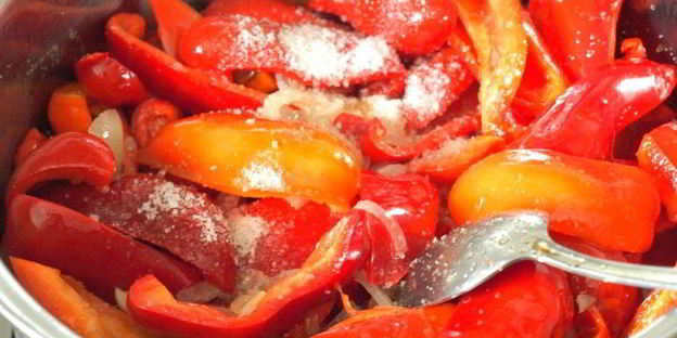 лечо из болгарского перца и помидоров на зиму
