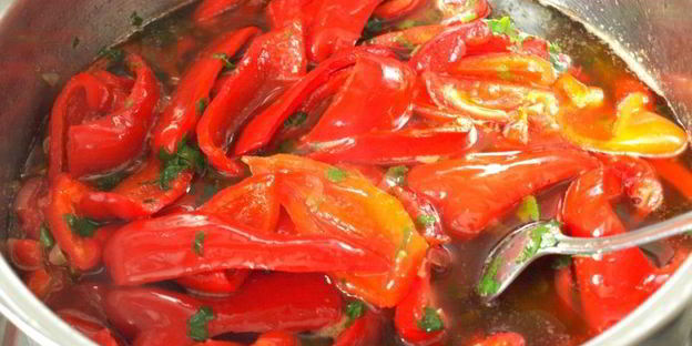 лечо из болгарского перца и помидоров на зиму