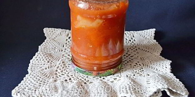 лечо из болгарского перца с томатной пастой