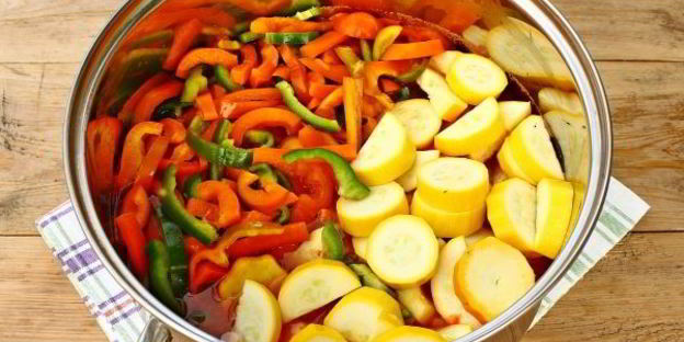 лечо из кабачков и перца
