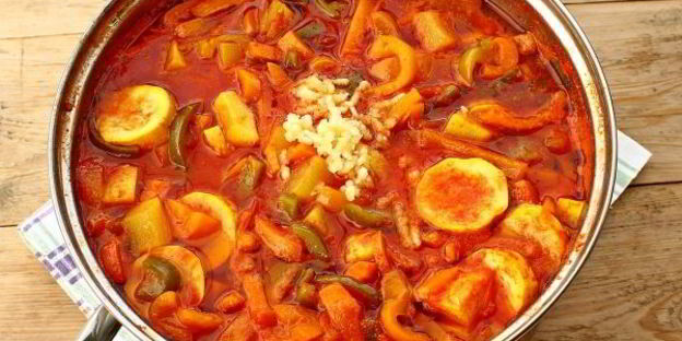 лечо из кабачков и перца