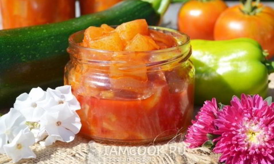 Рецепт лечо из кабачков с томатной пастой