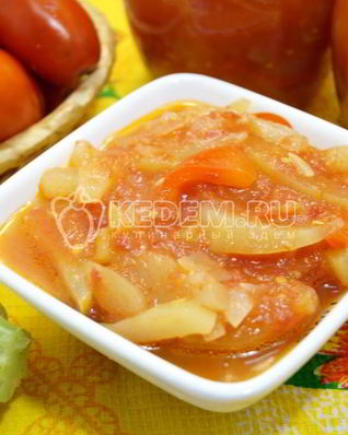 Лечо из кабачков в мультиварке