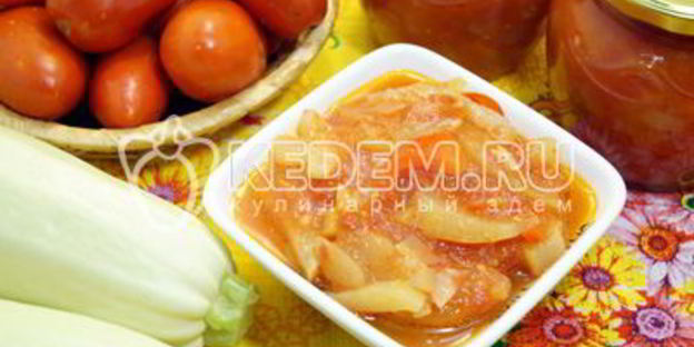 лечо из кабачков в мультиварке