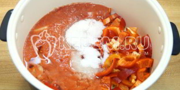 лечо из кабачков в мультиварке