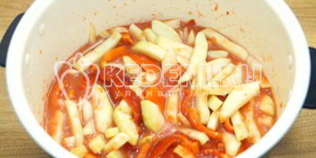 лечо из кабачков в мультиварке