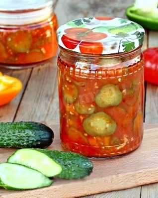 Лечо из огурцов на зиму пальчики оближешь с помидорами