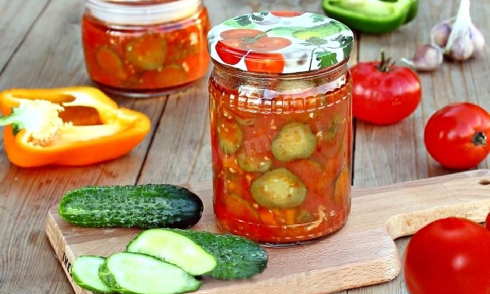 Рецепт лечо из огурцов на зиму пальчики оближешь с помидорами