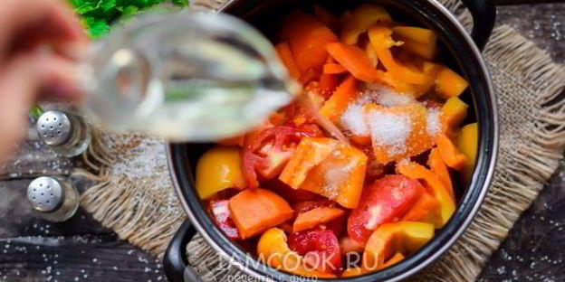 лечо из перца и моркови на зиму