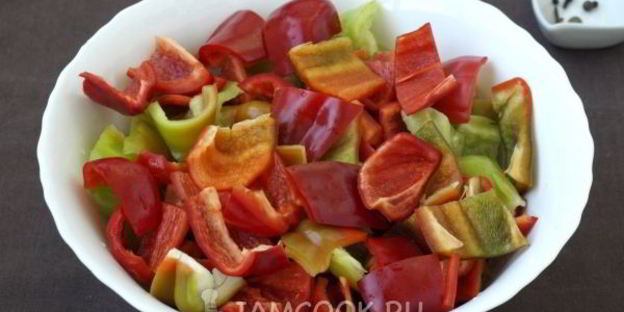 лечо из перца и помидоров без уксуса