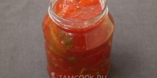 лечо из перца и помидоров без уксуса