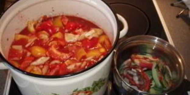 лечо из помидоров и перца