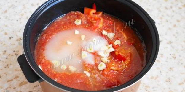 лечо по-домашнему в мультиварке