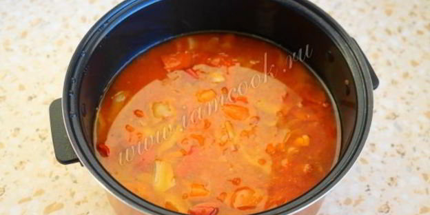 лечо по-домашнему в мультиварке