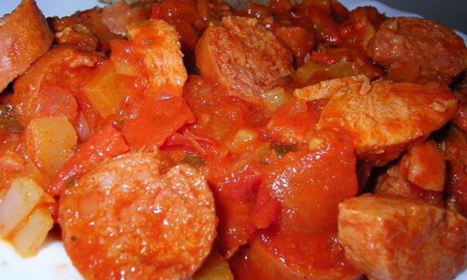 Рецепт лечо по-венгерски с копченой колбасой