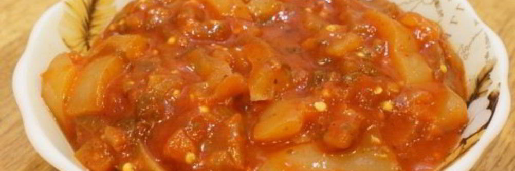 Лечо с баклажанами