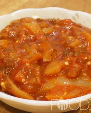 Лечо с баклажанами