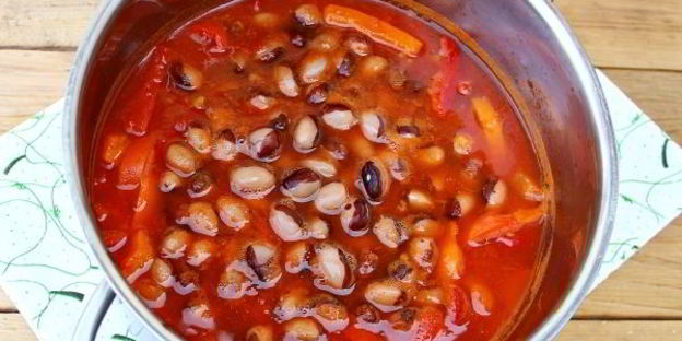 лечо с фасолью на зиму