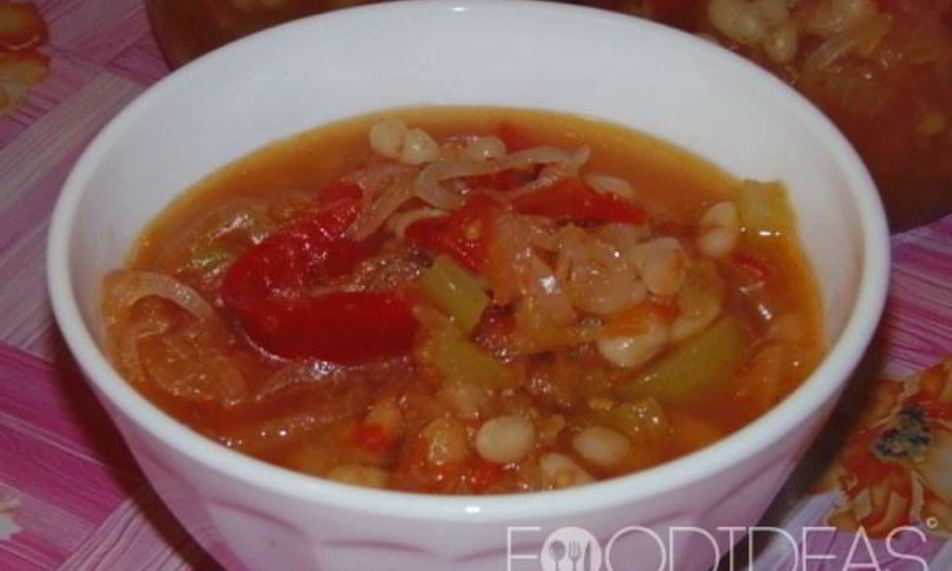 Рецепт лечо с фасолью