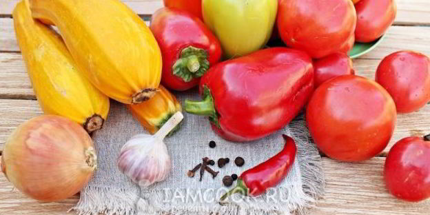 лечо с кабачками и перцем на зиму