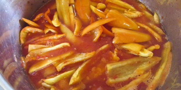 лечо с помидорами и перцем