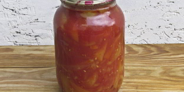 лечо с помидорами и перцем