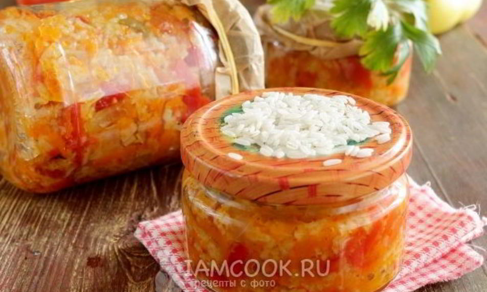 Рецепт лечо с рисом