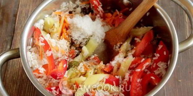 лечо с рисом