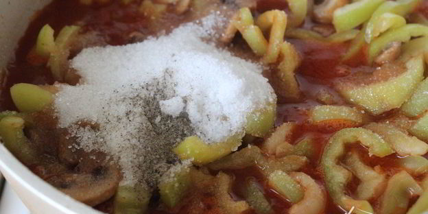 лечо с шампиньонами