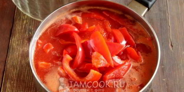 лечо с томатным соком