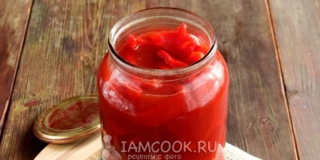 лечо с томатным соком