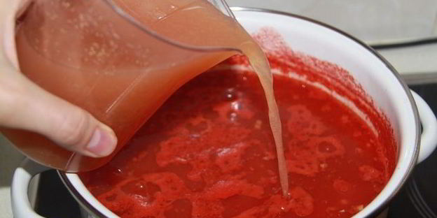 лечо с виноградным соком