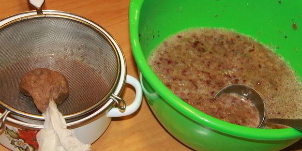 лечо с виноградным соком