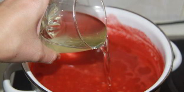 лечо с виноградным соком