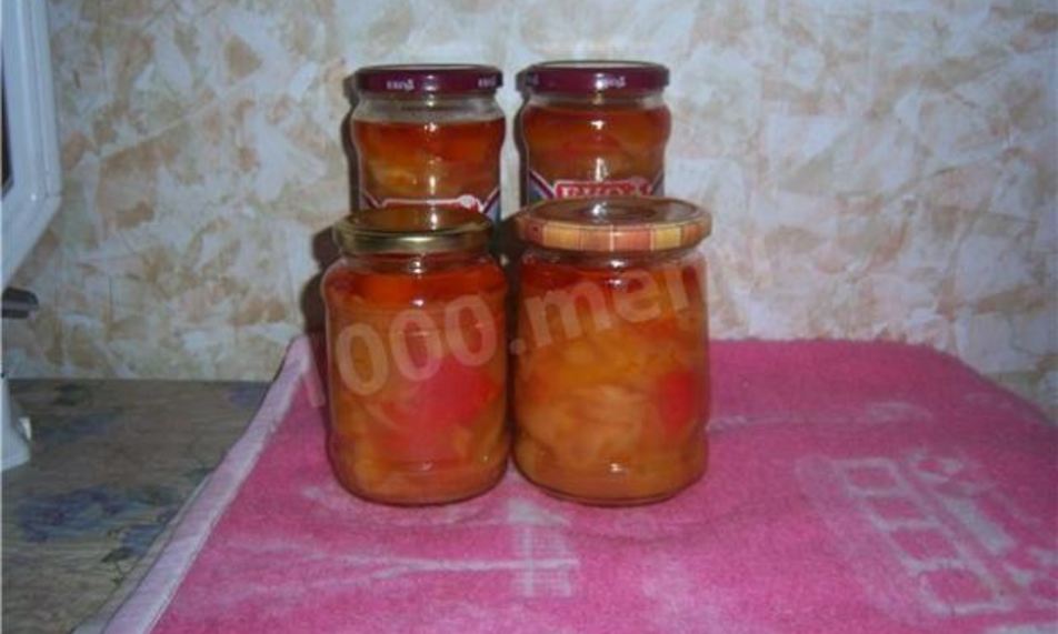 Рецепт ленивого лечо с луком перцем и морковью