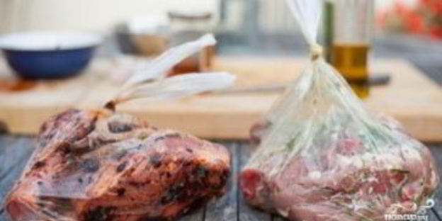плечо ягненка на гриле