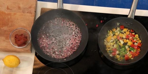 пятиминутка из белого амура с лечо