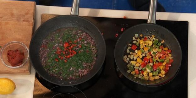 пятиминутка из белого амура с лечо