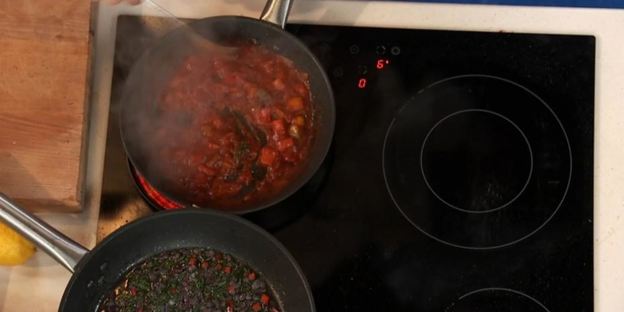 пятиминутка из белого амура с лечо