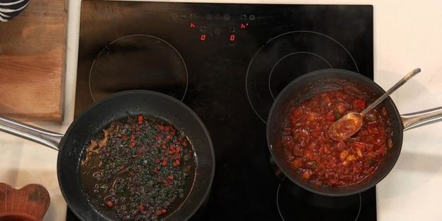 пятиминутка из белого амура с лечо