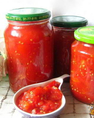 Ленивая томатная заготовка