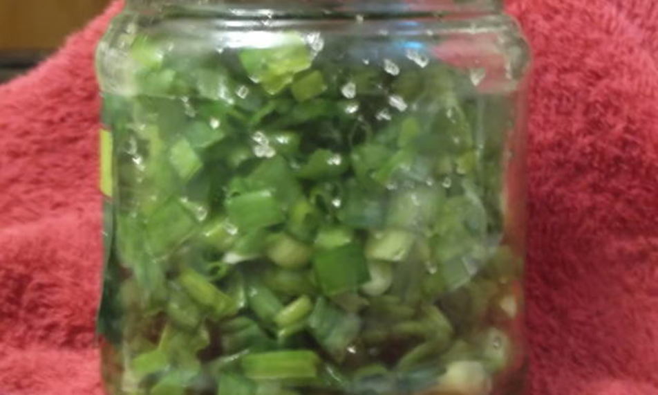 Рецепт лука зеленого на зиму