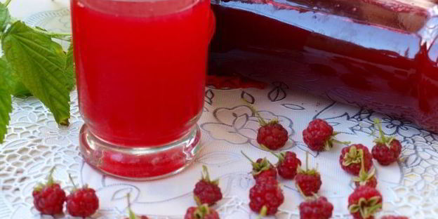 малиновый сок на зиму