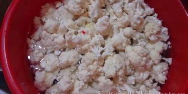 баклажаны маринованные с цветной капустой и гогошарами